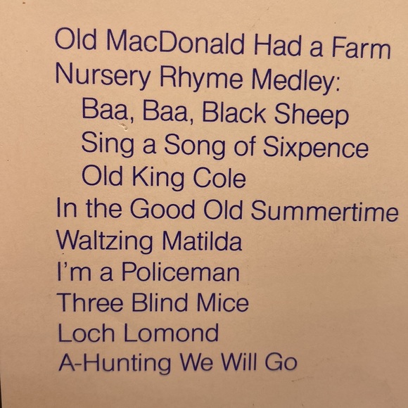 Disney Sing Along Songbook Children’s Favorites 80s Kids Sheet Music Book - Picture 12 of 13